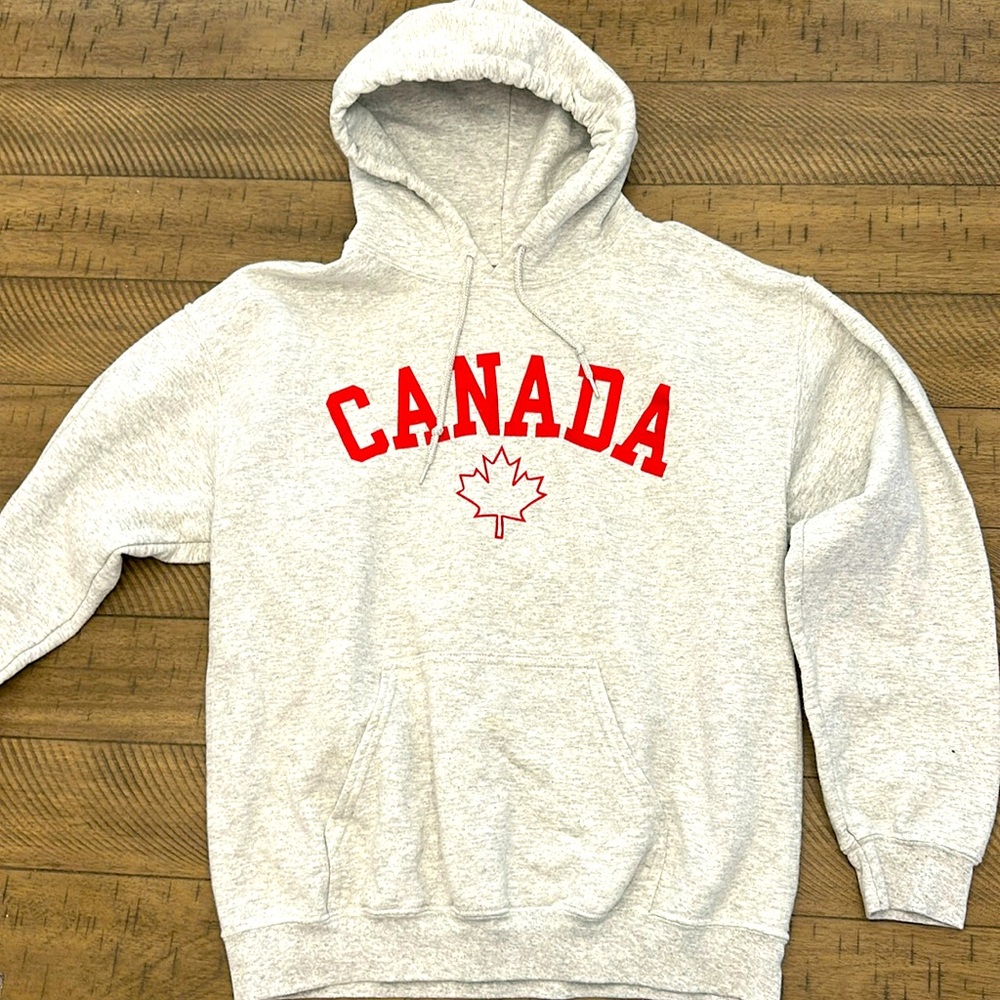 Canada light grey hoodie